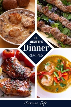 15 minutes dinner recipes