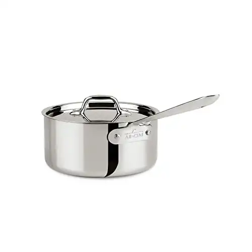 All-Clad D3 3-Ply Stainless Steel Sauce Pan 3 Quart