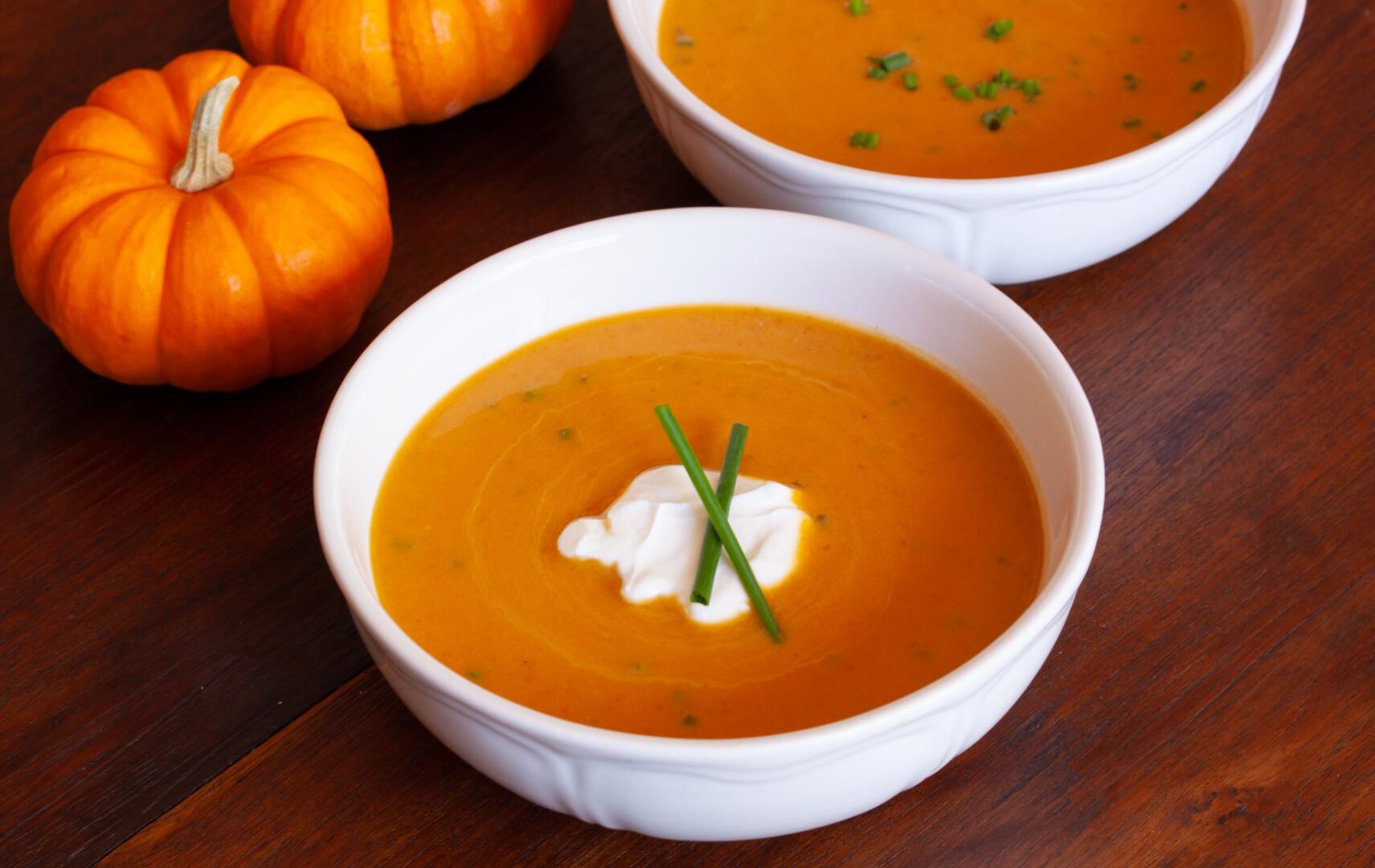 Healthy Pumpkin Ginger Soup - Gluten Free