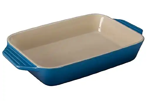 Le Creuset Stoneware Rectangular Dish, 3.15 qt. (12.5" x 8.25"), Marseille