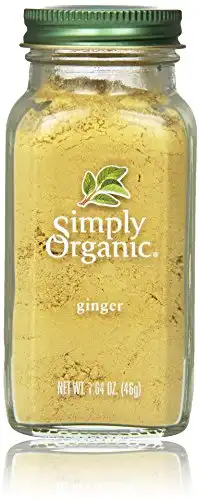 Simply Organic Ground Ginger Root, 1.64 Ounce, Non ETO, Non Irradiated, Non GMO, Complements Both Sweet & Savory Dishes