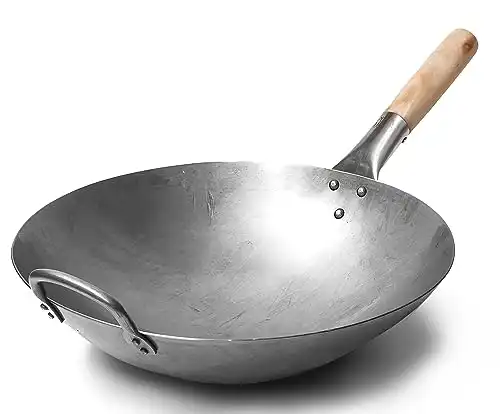 Craft Wok Traditional Hand Hammered Carbon Steel