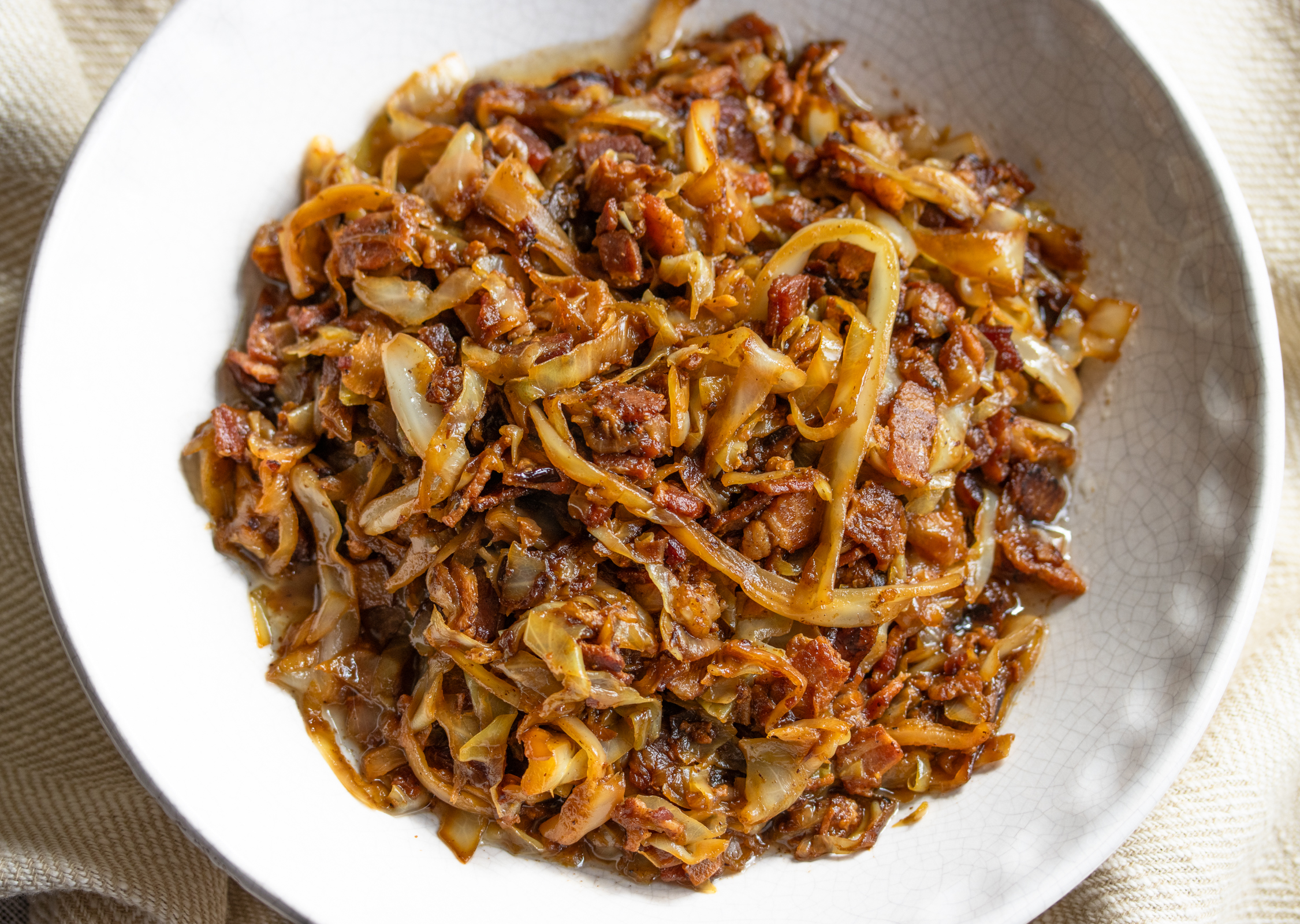 Braised Cabbage with Bacon