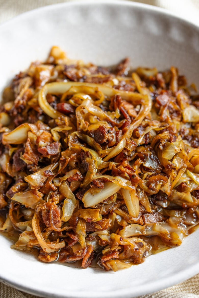 Braised Cabbage with Bacon