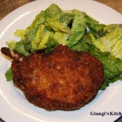 breaded pork chops