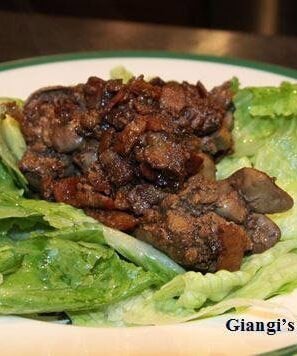 Chicken liver salad