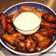 chicken wings with ginger mayonnaise