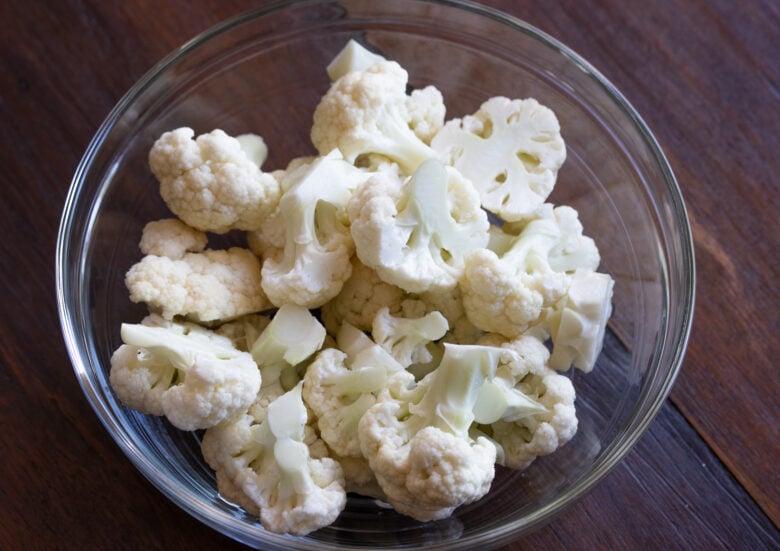 cauliflower cut up