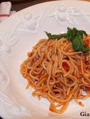 home made spaghetti