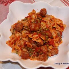 pasta with peas and sausage