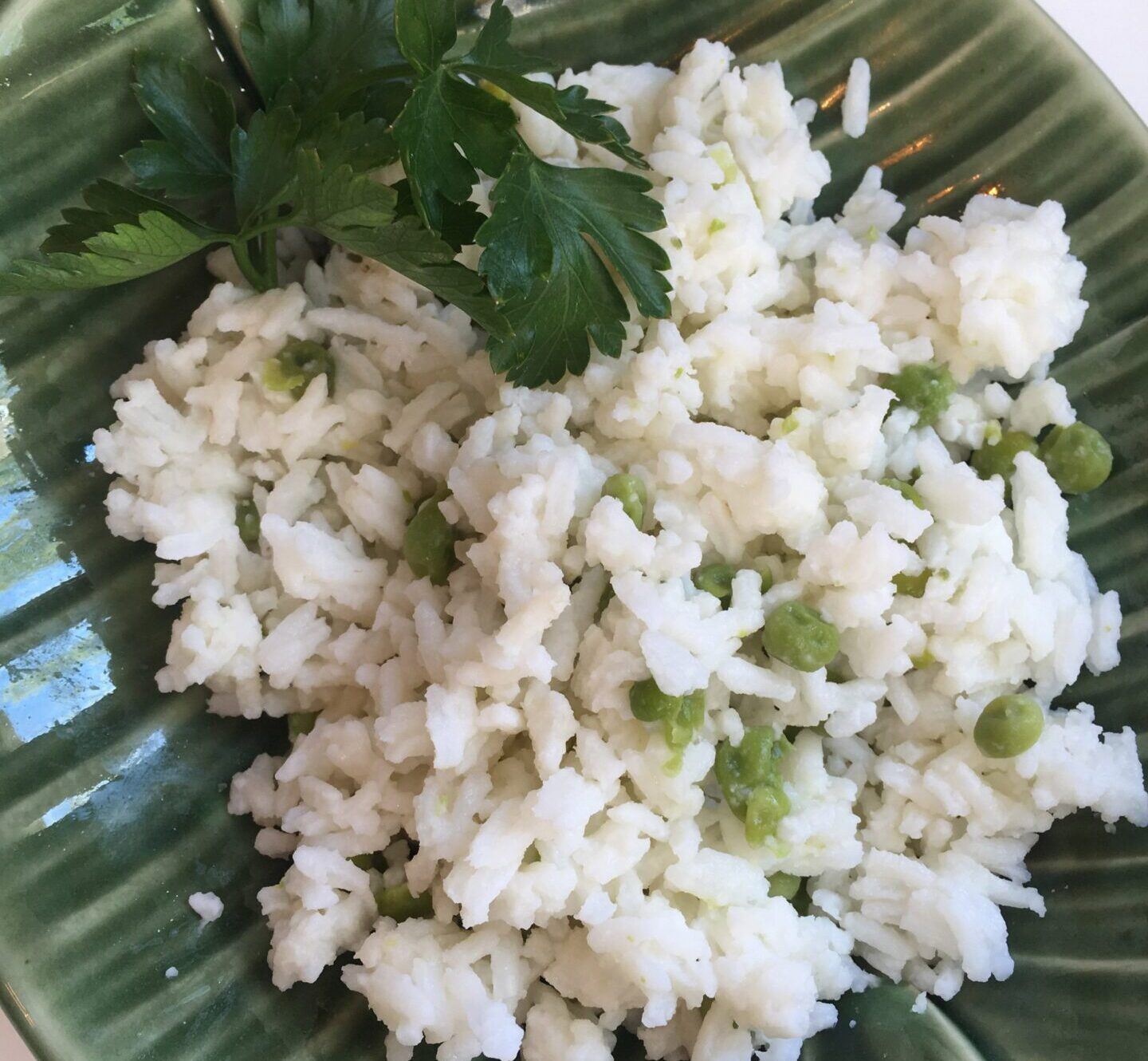 rice with peas and butter