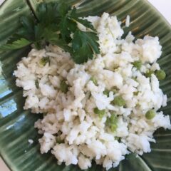 rice with peas and butter