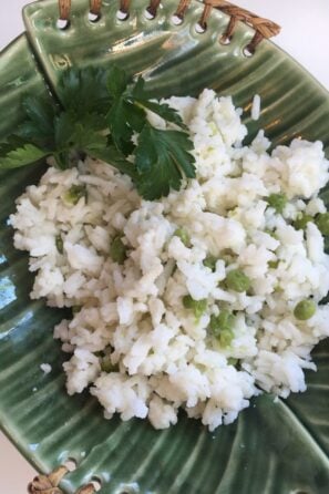 rice with peas and butter