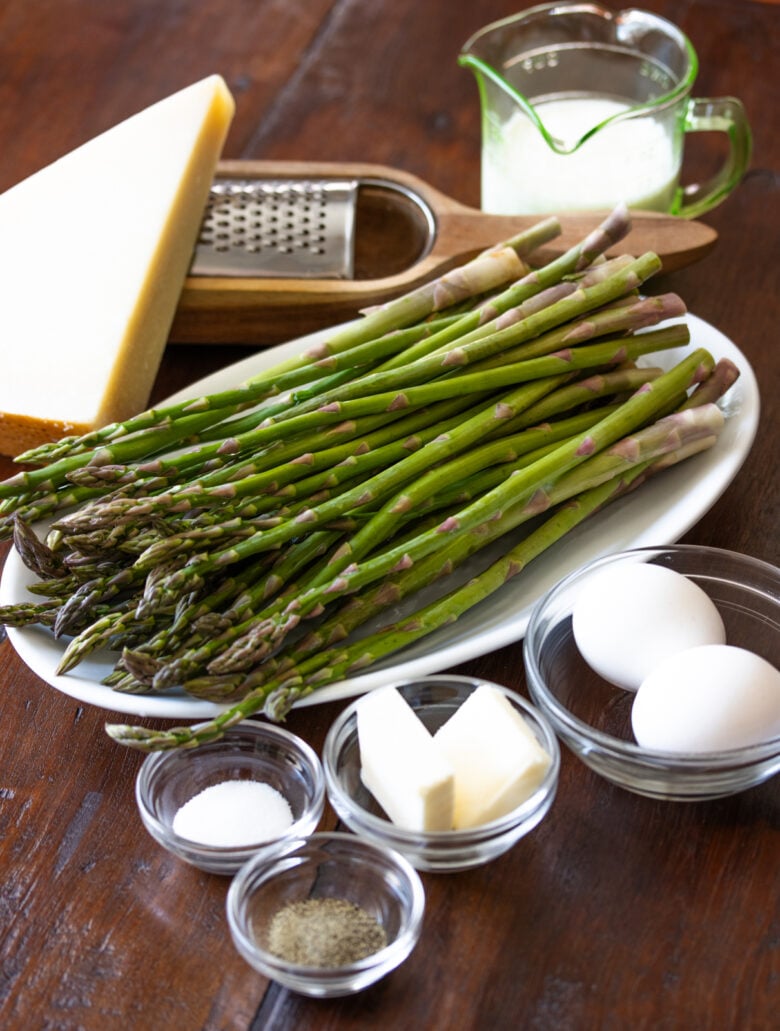 Roasted Asparagus With Parmesan Cream Sauce ingredients