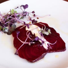 Roasted Beets with Horseradish Creme Fraiche