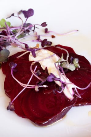 Roasted Beets with Horseradish Creme Fraiche