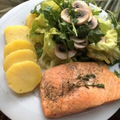 Salad of Salmon and Potatoes