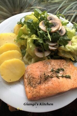 Salad of Salmon and Potatoes