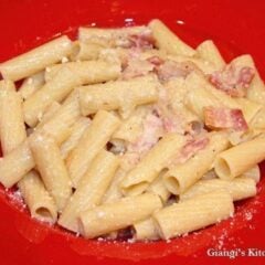 tortiglioni alla carbonara