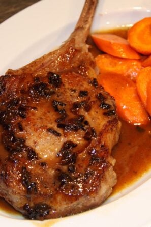 veal chops with sherry and lemon marmelade