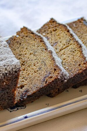 Banana Bread with Cranberries and Chocolate Chips