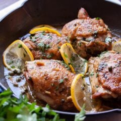 Brandy Chicken Piccata