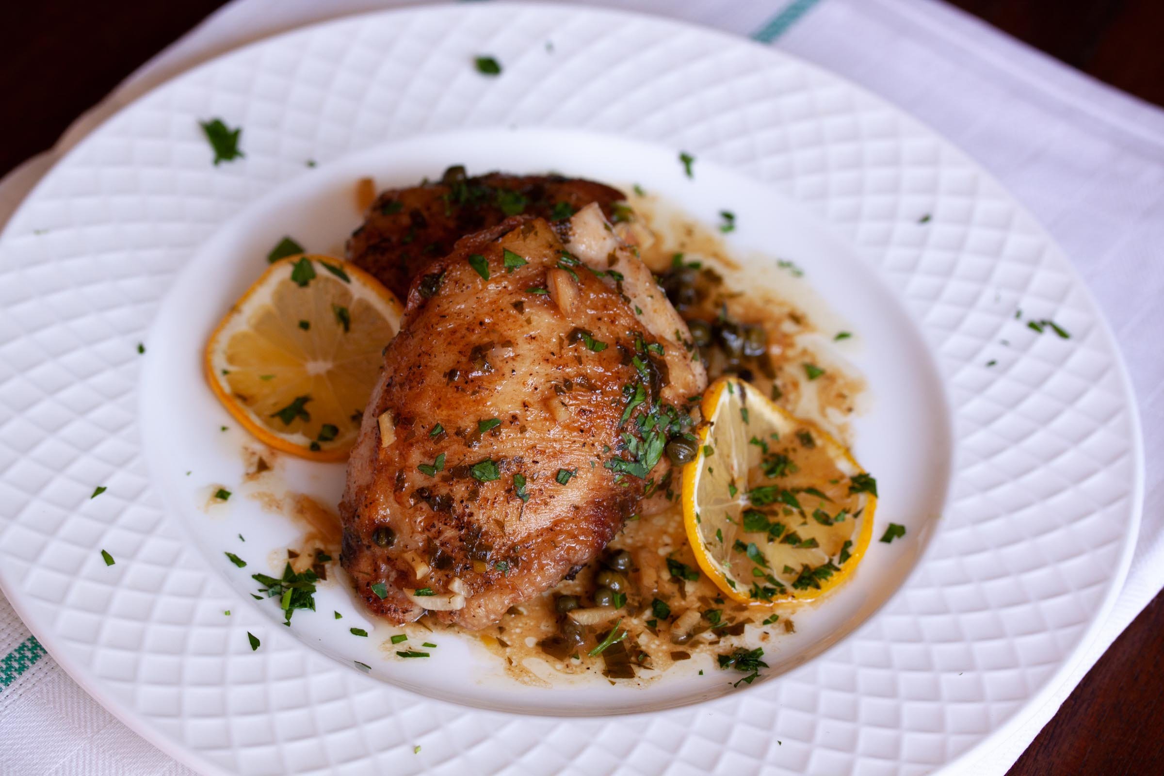 Brandy Chicken Piccata