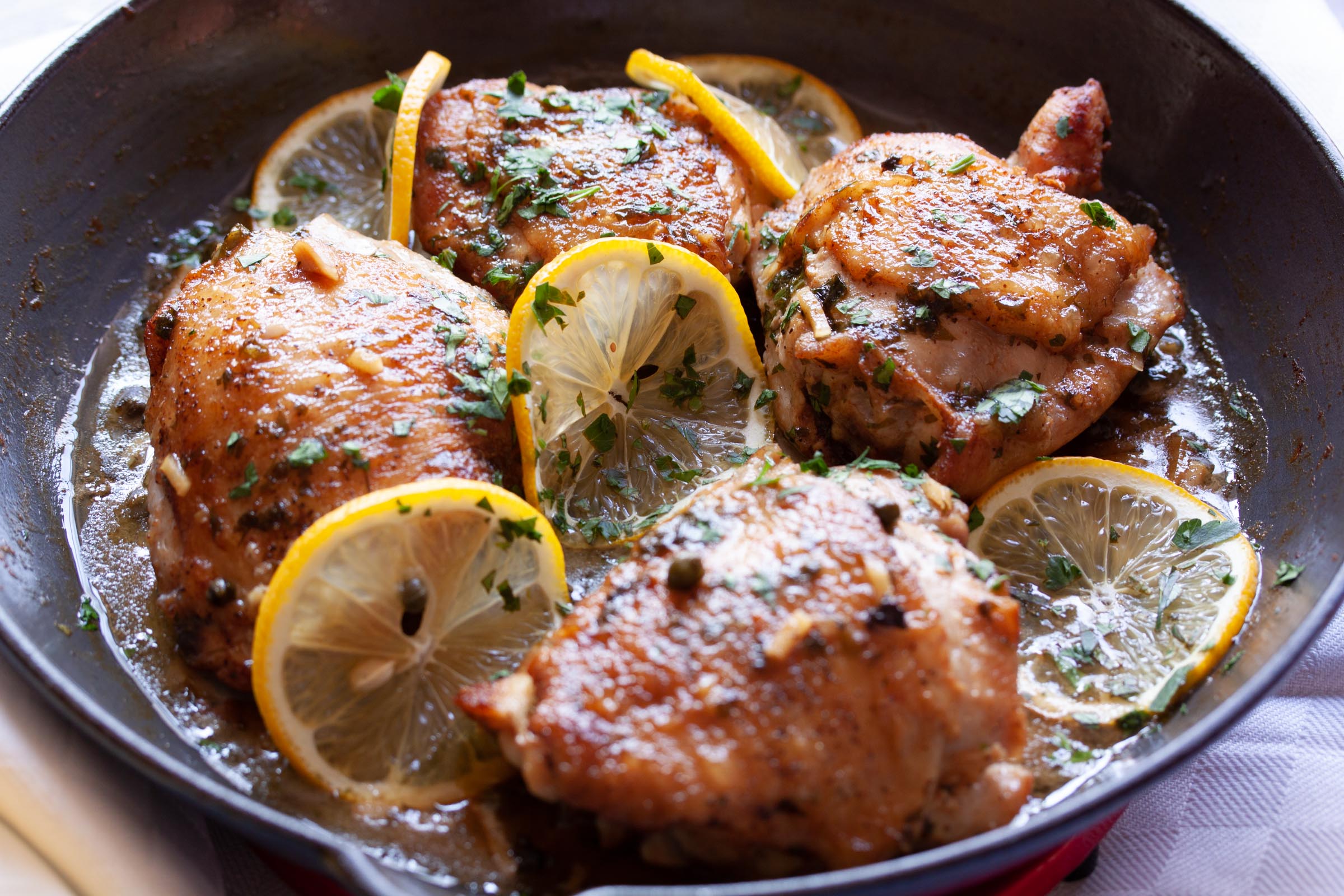 Brandy Chicken Piccata