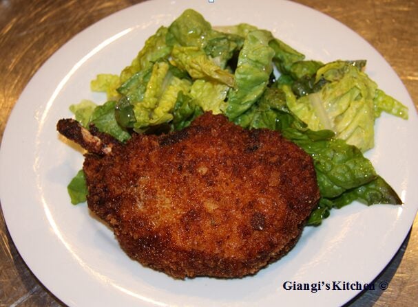 breaded pork chops