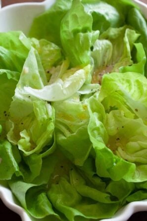 Butter Lettuce With Shallots Vinaigrette