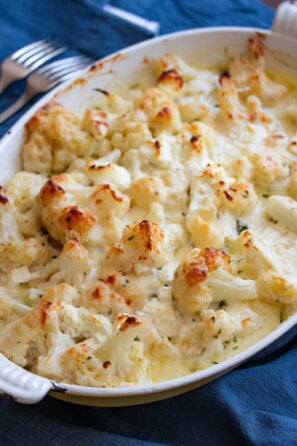 Cauliflower and Goat Cheese Gratin