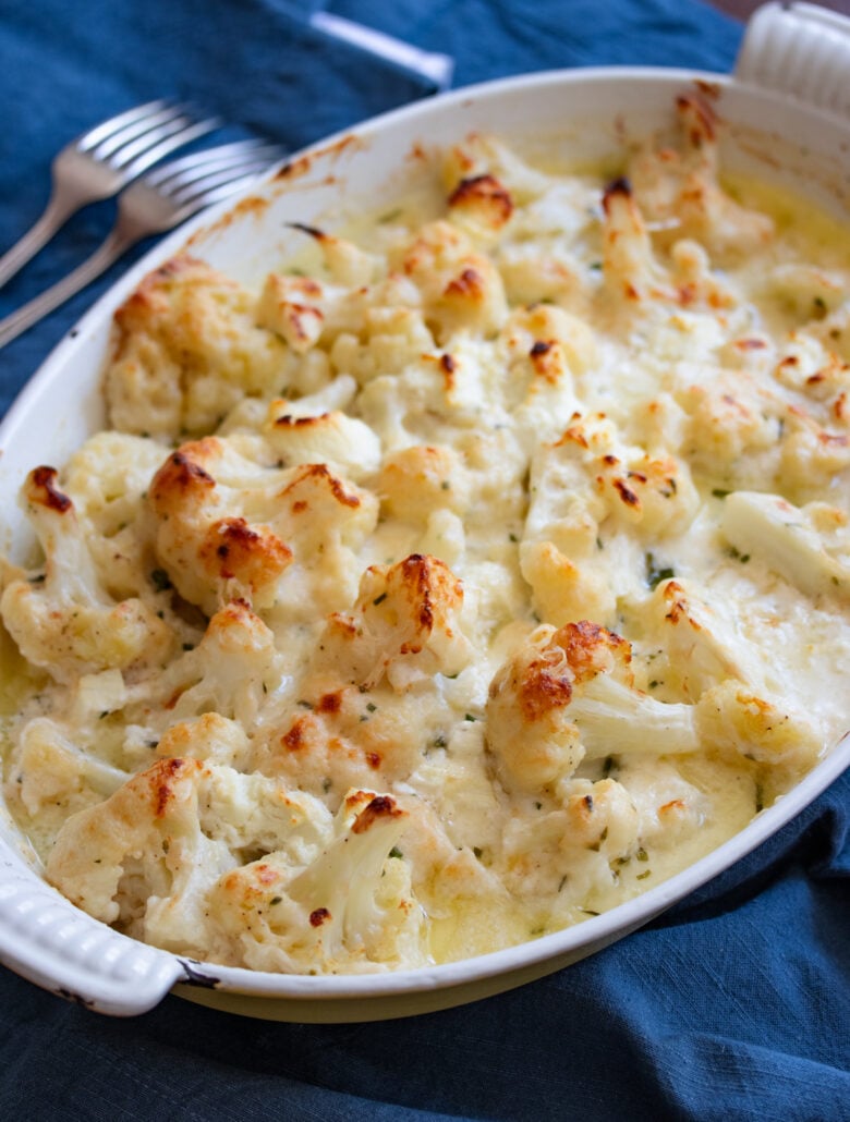 Cauliflower and Goat Cheese Gratin