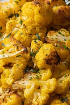 Roasted Cauliflower with Lime Dressing