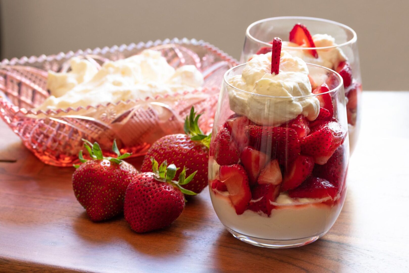 Strawberries Chantilly