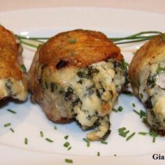 chicken with gorgonzola spinach