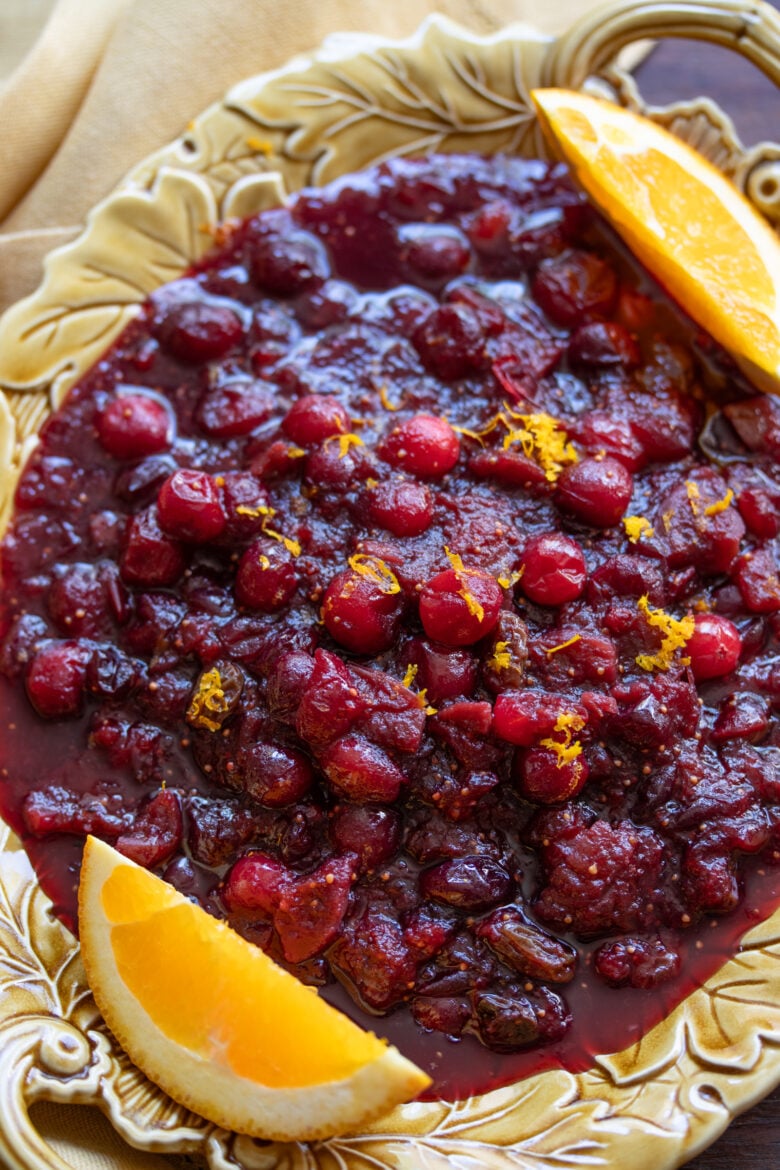 cranberry chutney with red wine