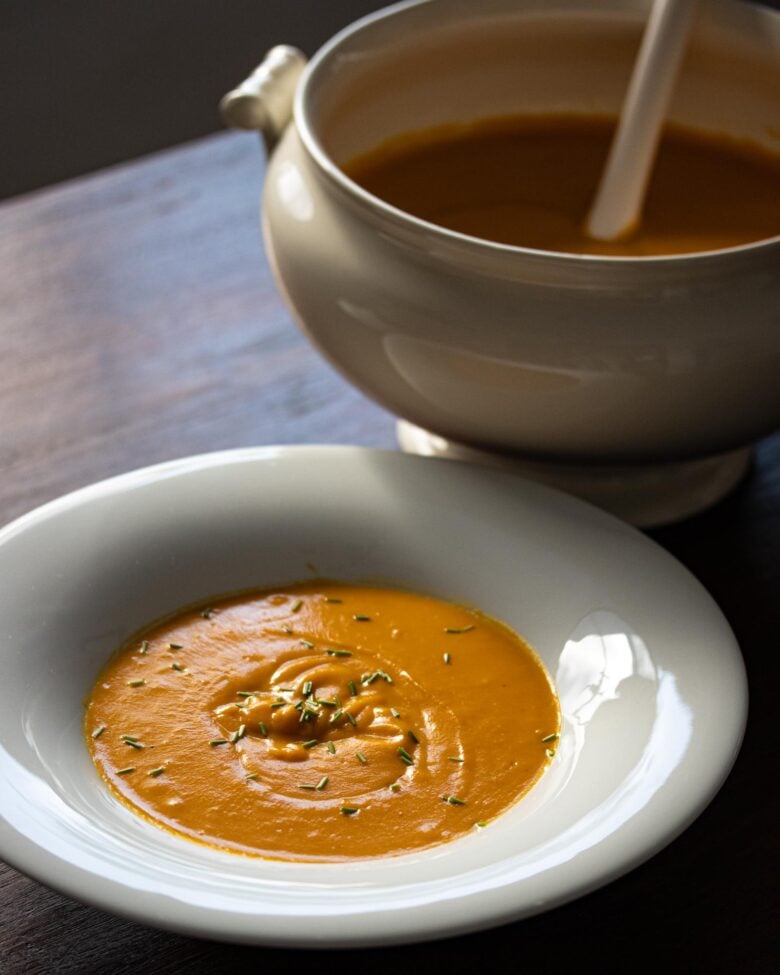 Easy cream of carrot soup