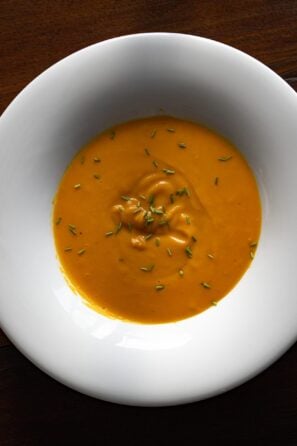 cream of carrot soup