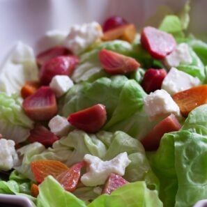 Bibb Lettuce, Roasted Beets, And Feta Cheese