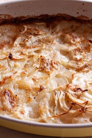 fennel gratin with coconut milk