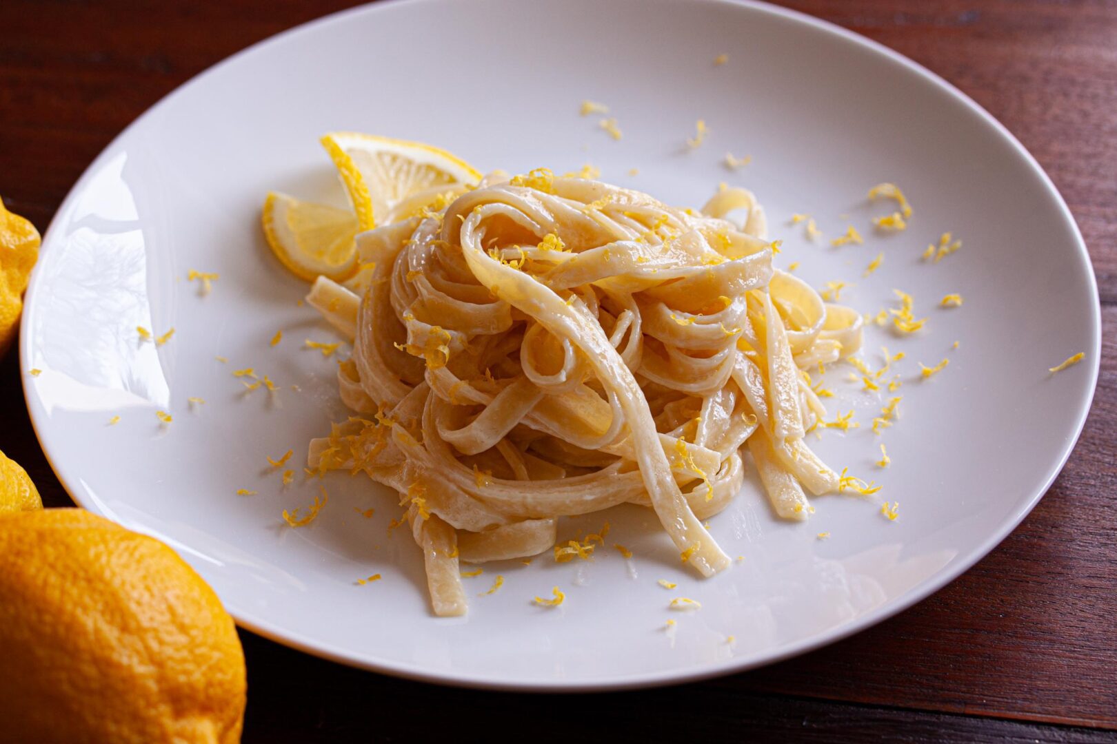 Fettuccine With Lemon Mascarpone Sauce