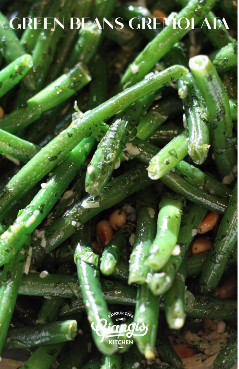 green beans gremolata