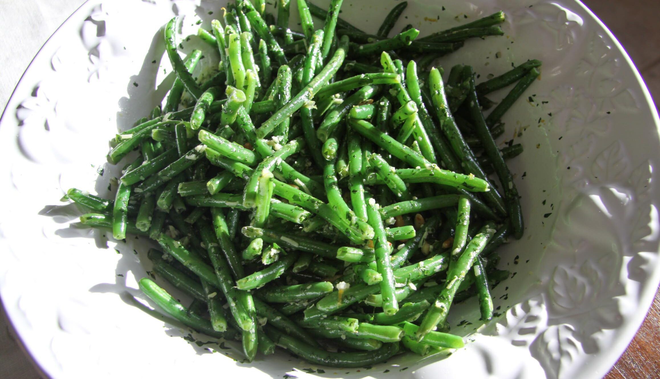 green beans gremolata