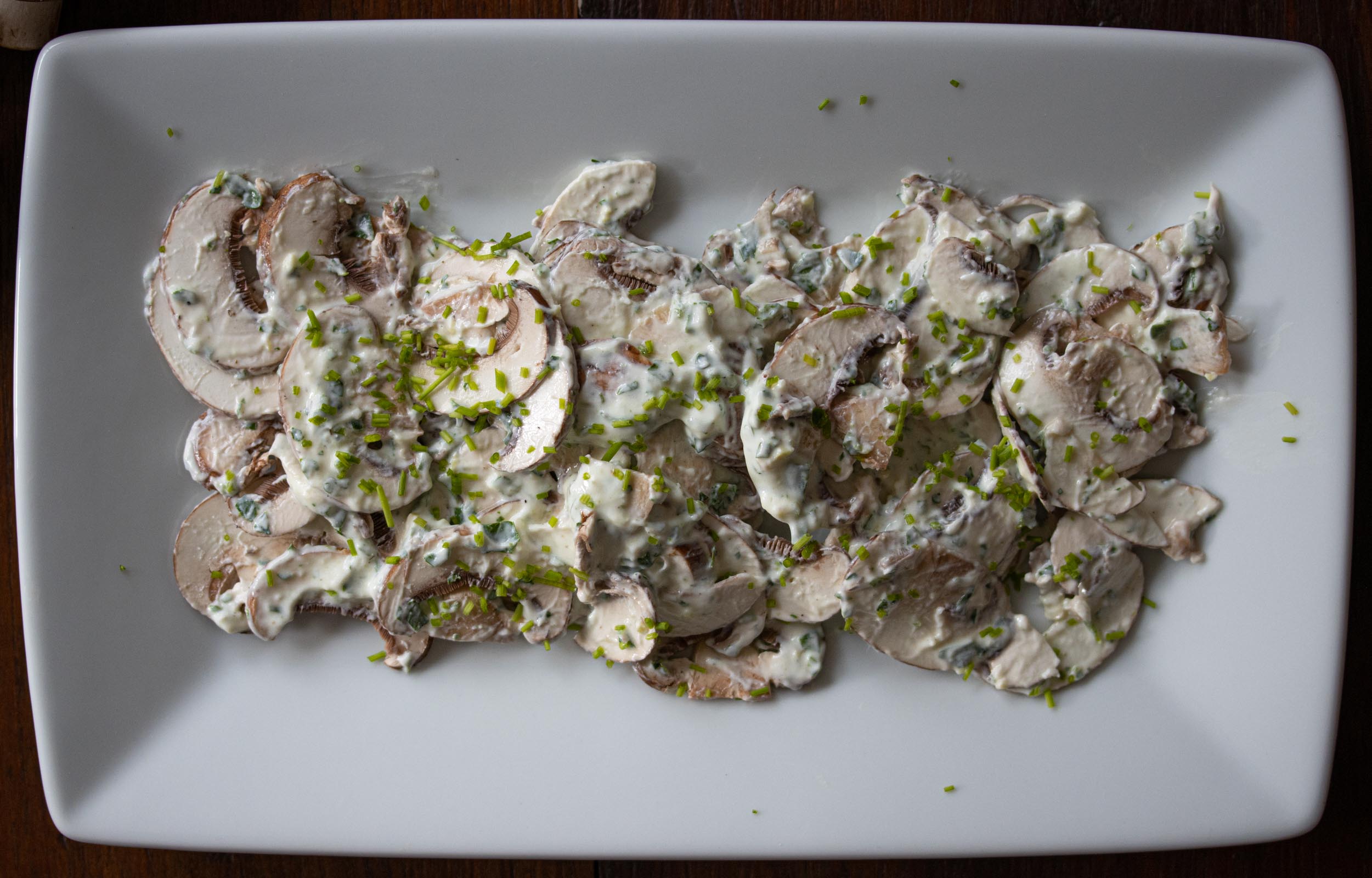 Easy Mushroom Salad With Herbs