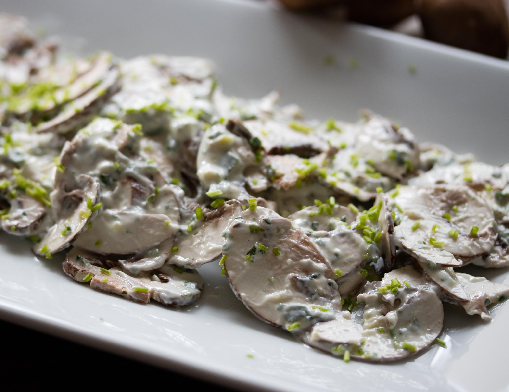 Easy Mushroom Salad With Herbs