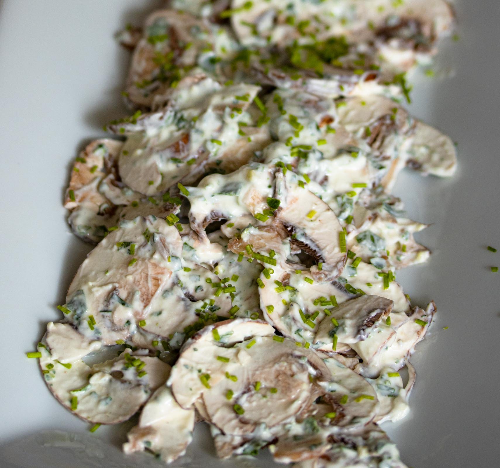 Easy Mushroom Salad With Herbs