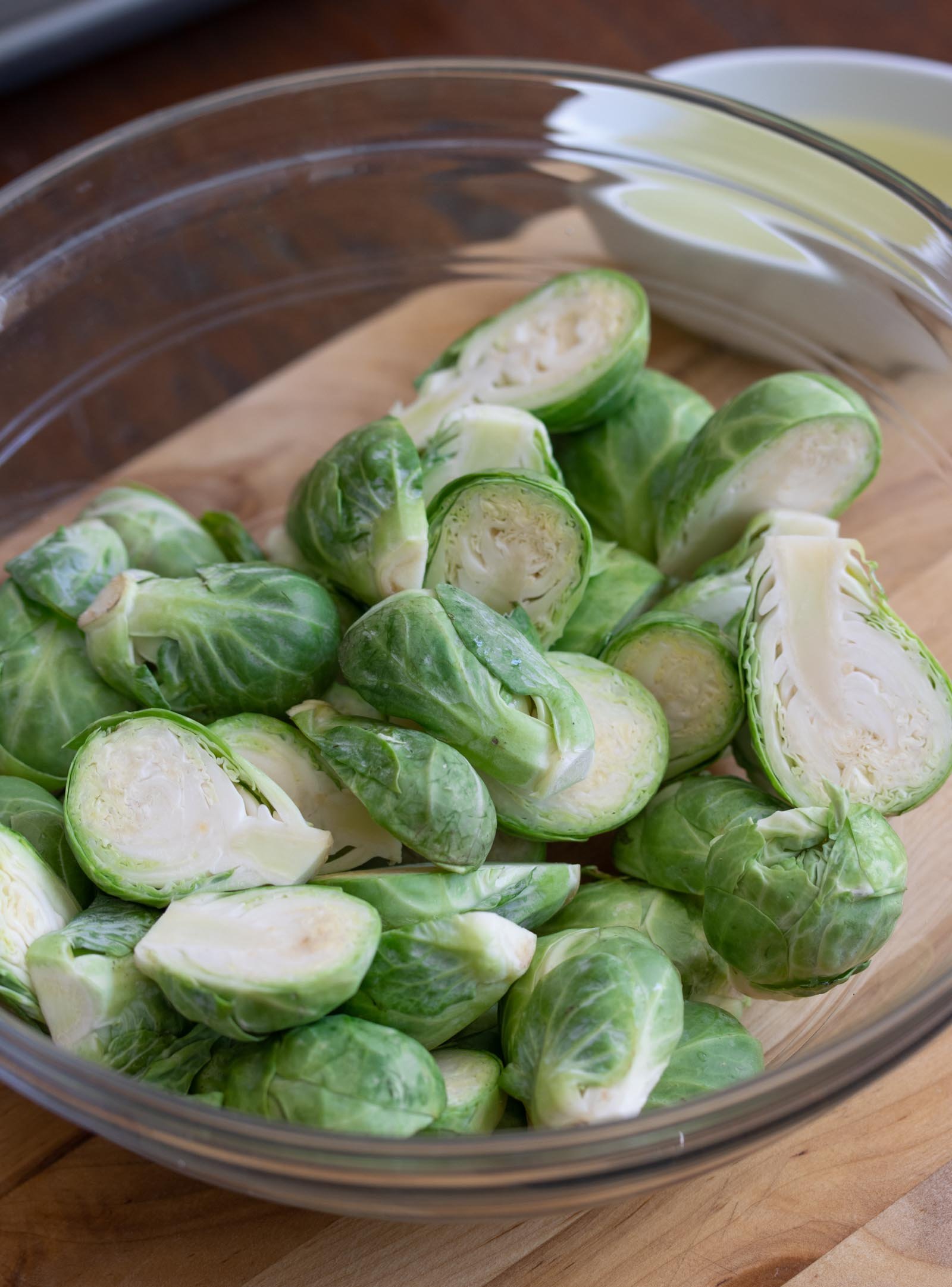 Oven Roasted Brussels Sprouts with Mustard