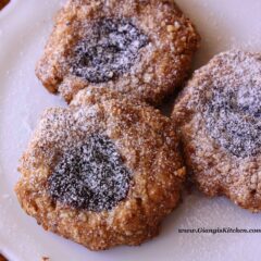 oatmeal forest berries thumbprint cookies