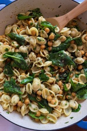 orecchiette with chickpeas and zaatar