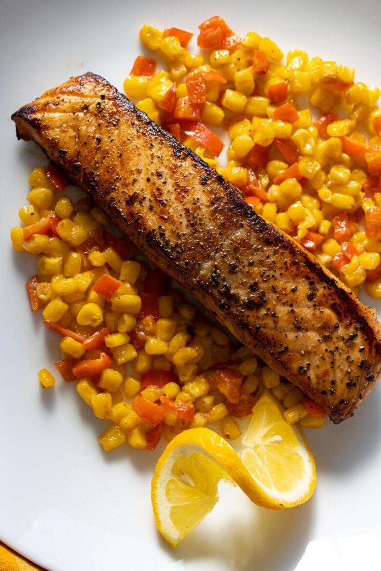 Creamed Corn with Pepper Steak